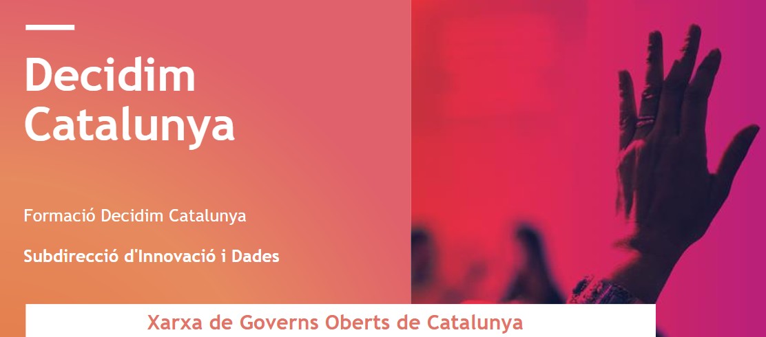 Imagen para los medios: Coneix Decidim
