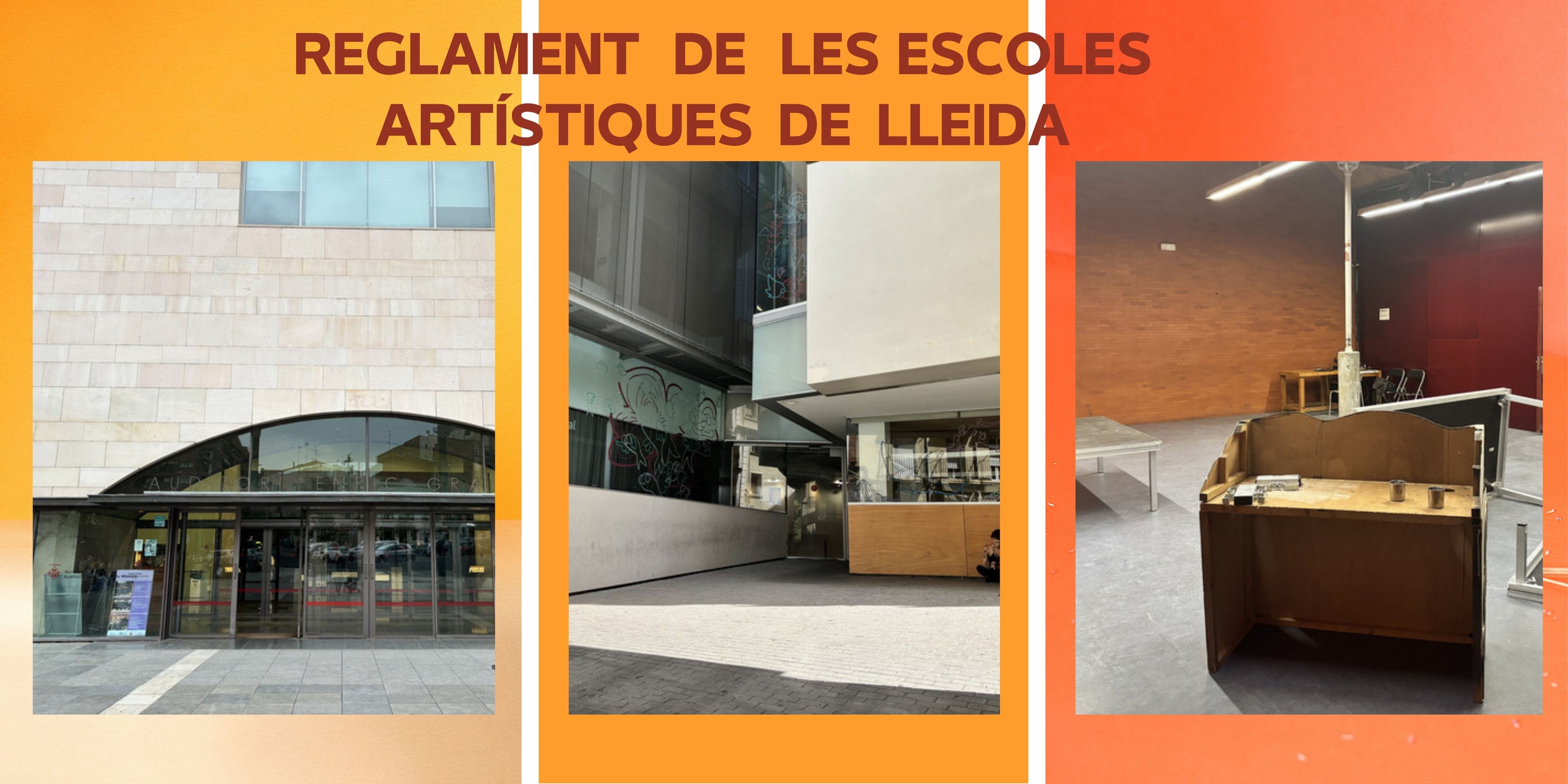 Imatge pels mitjans: Consulta pública prèvia sobre el nou reglament de les escoles artístiques municipals de Lleida