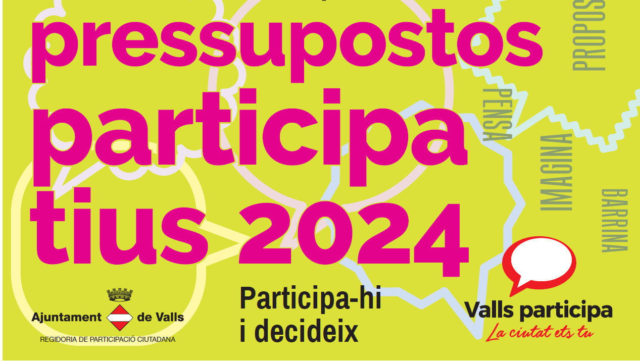 Imatge pels mitjans: PRESSUPOSTOS PARTICIPATIUS-2024