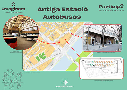 Imatge pels mitjans: Imaginem l’antiga estació d’autobusos
